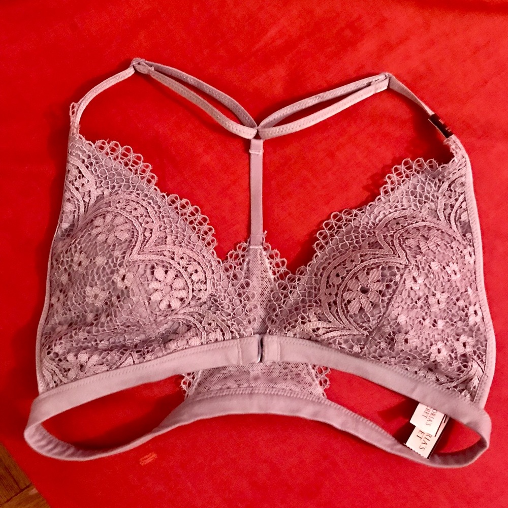 VS Lavender Lace Bralette